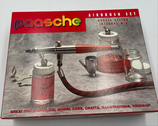 Paasche Air Brush Set Double Action Internal Mix