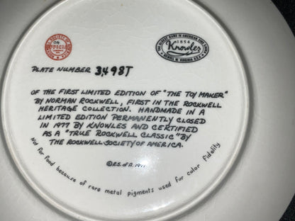 Norman Rockwell Colonel C. Plate