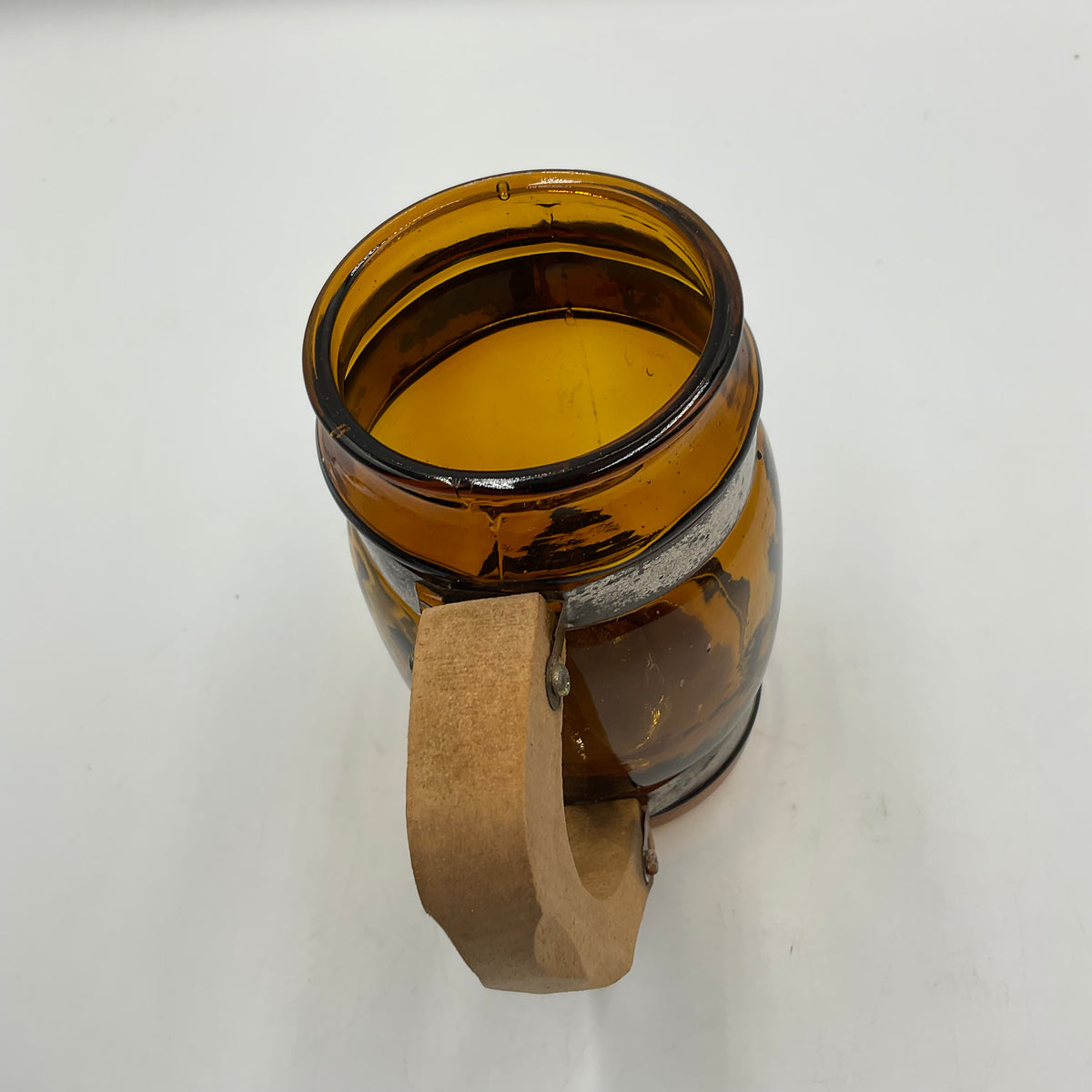 Vintage Siesta Ware Mug Amber Colored Glass