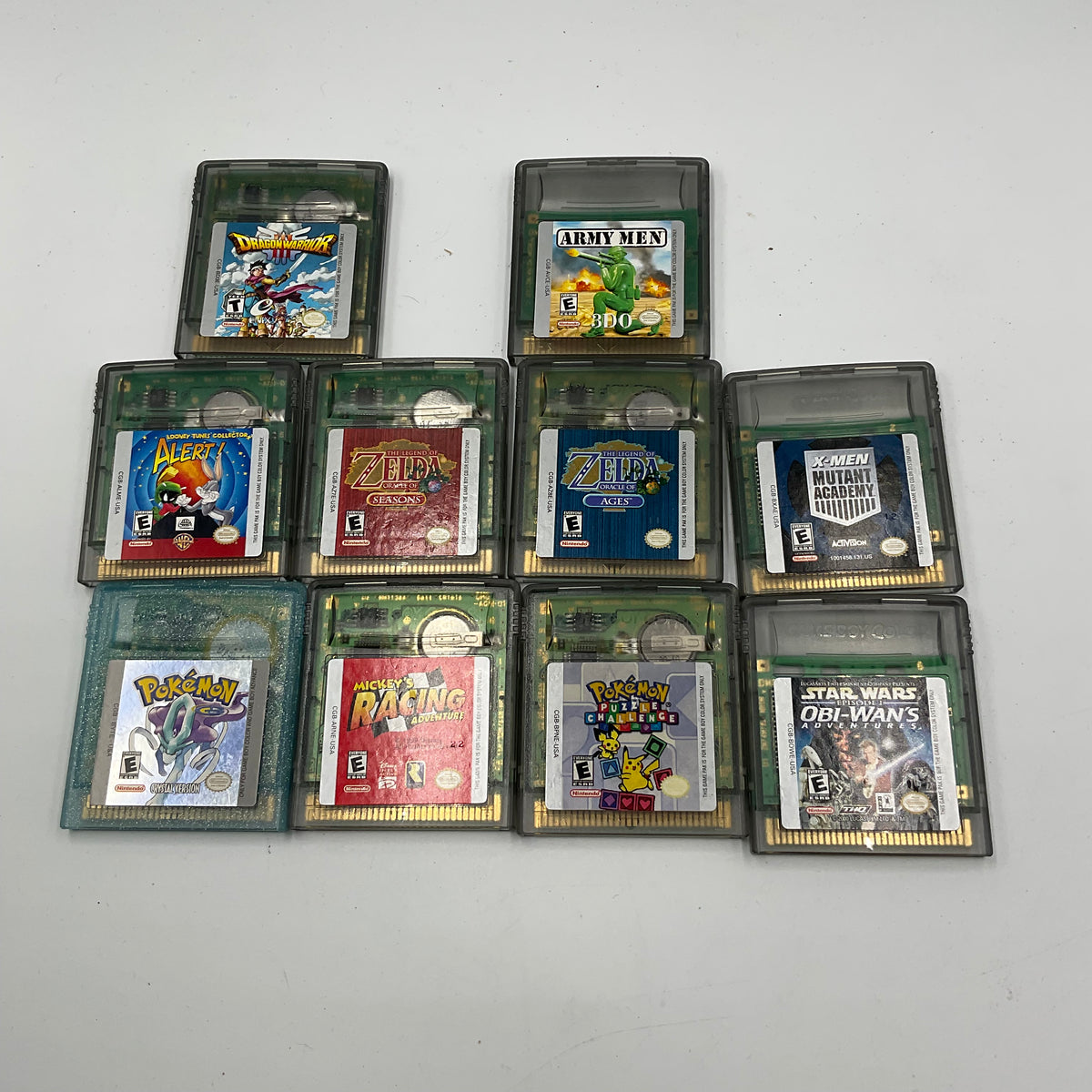 Game Boy Color Game Cartridges (10 Total )