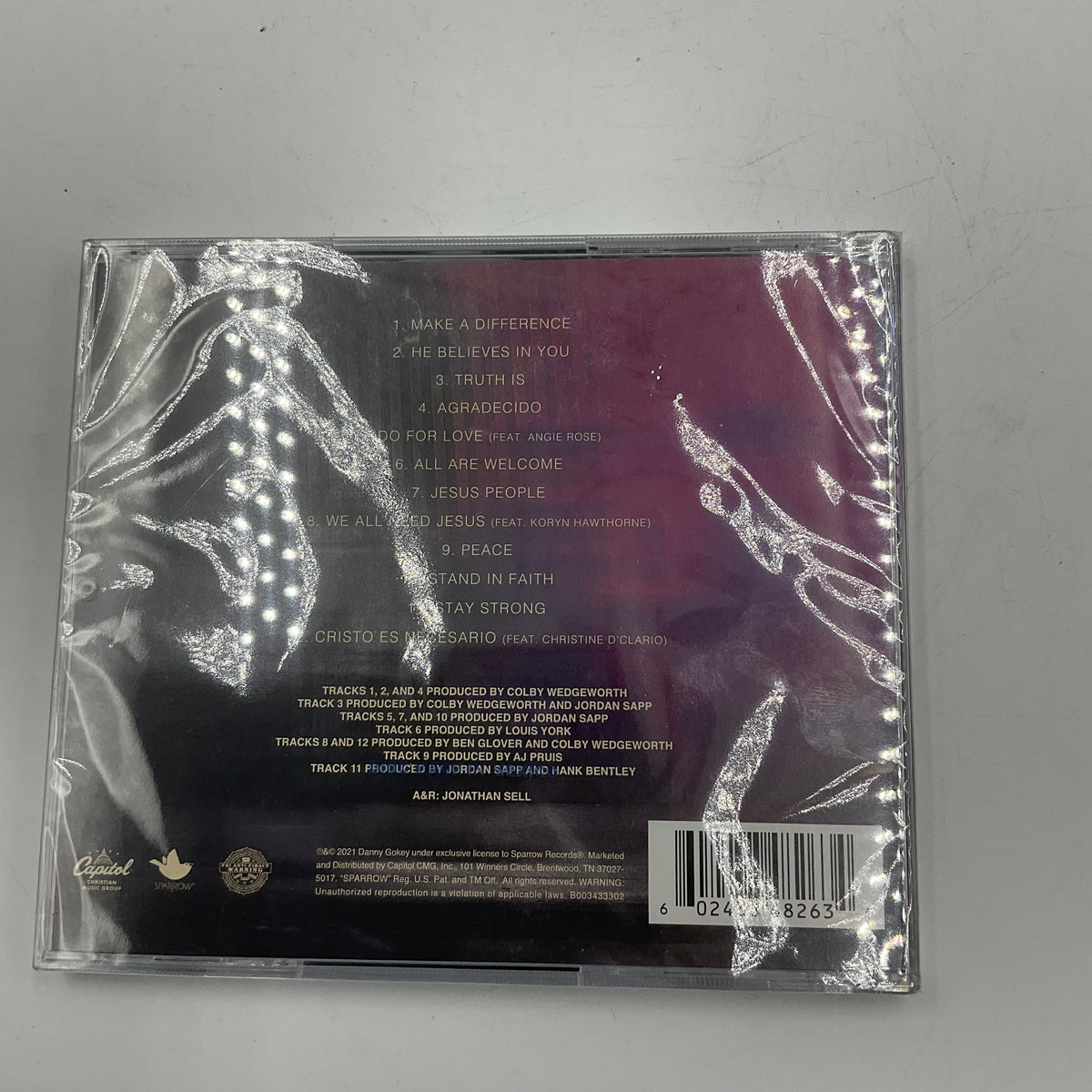 Danny Gokey Autographed Jesus People CD Brand New Sealed 2021
