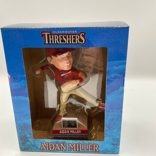 Not Opened Limited Edition Aidan Miller Bobblehead #9 Clearwater Threshers