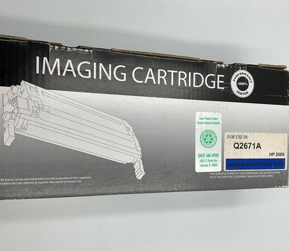 Premium Quality Laser Toner Printer Imaging Cartridge Blue Cyan Q2671A HP3500