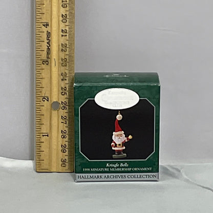 1998 Hallmark Keepsake Collectors Club Ornament "Kringle Bells" w/Box