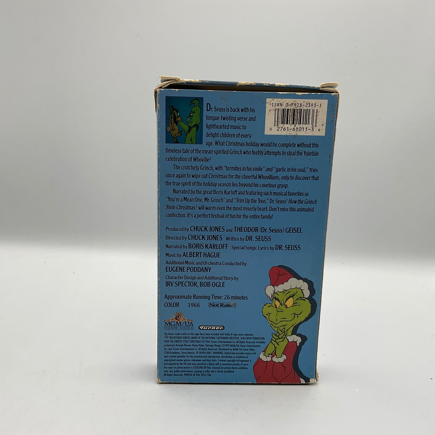 Dr.Suess’ How The Grinch Stole Christmas VHS Tape