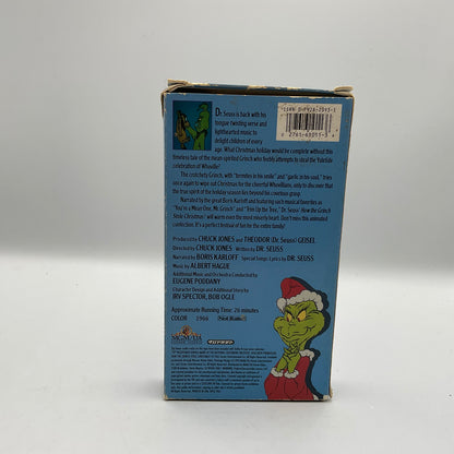 Dr.Suess’ How The Grinch Stole Christmas VHS Tape
