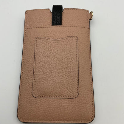 Kate Spade Beige Leather Phone Holder Cardholder Wallet