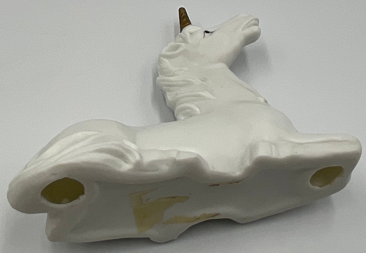 Vintage Ceramic Lying Unicorn figurine