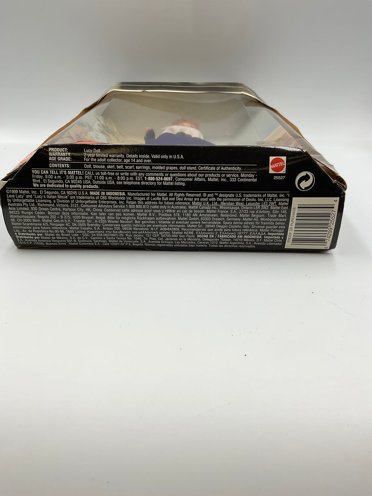 1999 Mattel I Love Lucy Lucy's Italian Movie Doll Episode 150 #25527 NIB