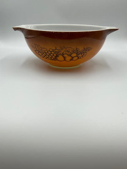 Vintage Pyrex Old Orchard 3 Piece Nesting Mixing Bowl Set
