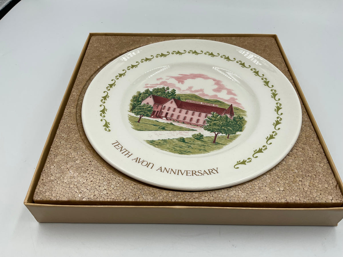 Vintage Avon Tenth Anniversary Collector’s Plate