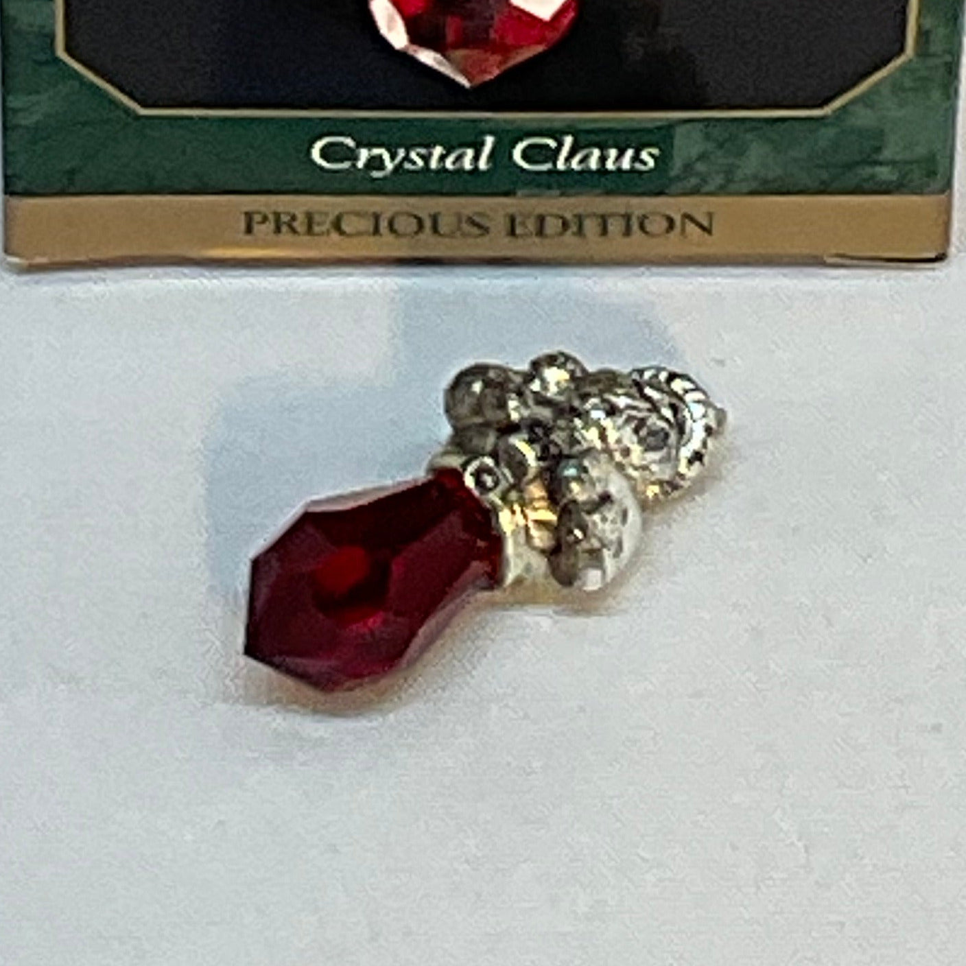 Miniature Vintage Hallmark Keepsake Ornament Precious Edition 1999 "Crystal Claus"