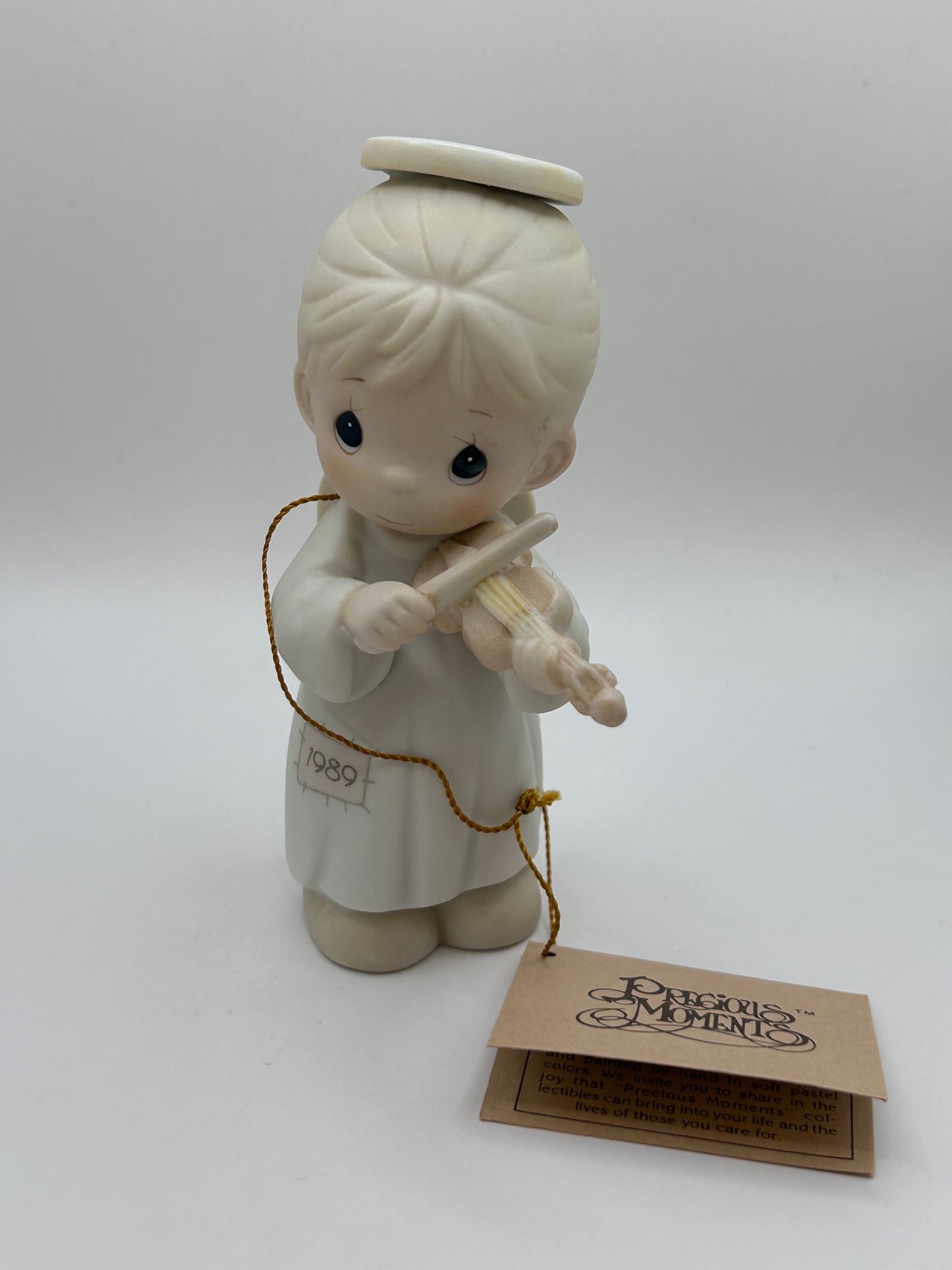 Precious Moments Vintage Special 1989 Issue Oh Holy Night Porcelain Figurine
