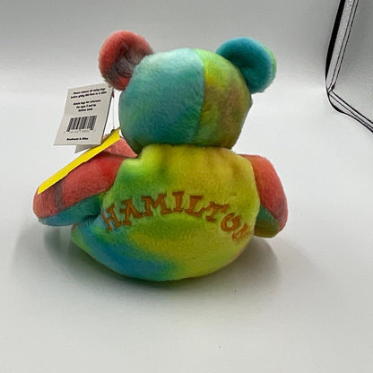 1999 Salvino's Ice Bammers Scott Hamilton Bear Tie-Dye Plush Bear