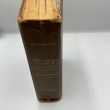 Vintage Webster's New World Dictionary Senior Edition With Student Handbook