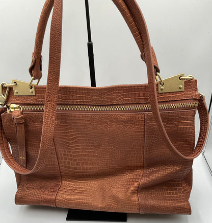 Foley & Corinna Large Brown Tote Handbag Shoulder Bag Purse