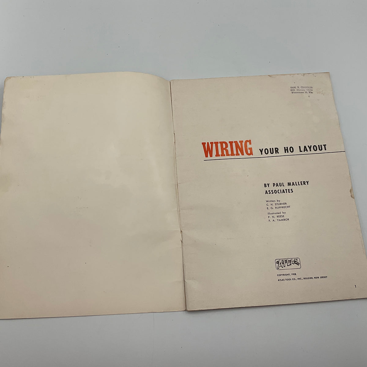 Vintage 1958 Wiring Your HO Layout BY Atlas