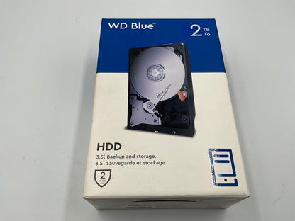 WD Blue 2TB 3.5" SATA Internal Desktop Hard Drive HDD Western Digital