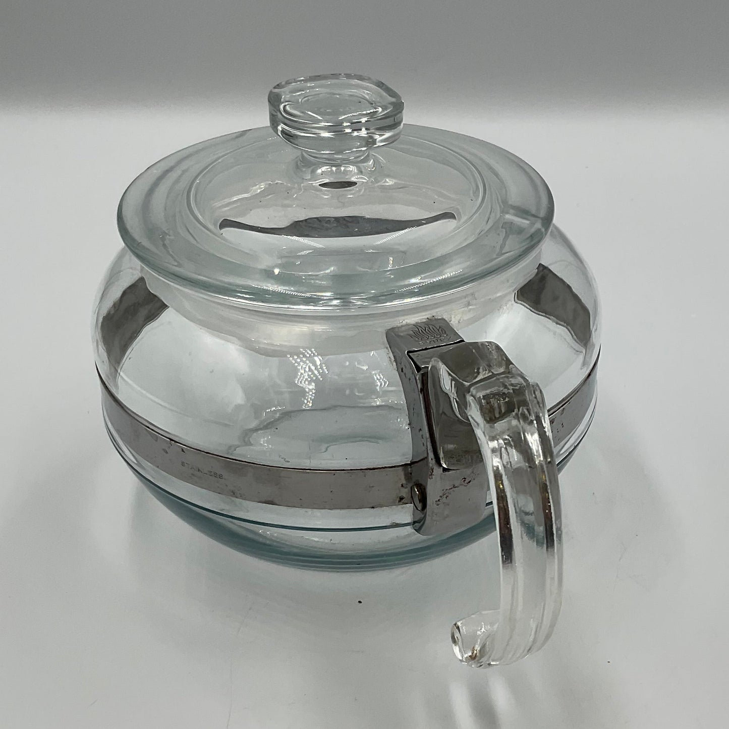 Pyrex Glass and Stainless-Steel Coffee Pot
