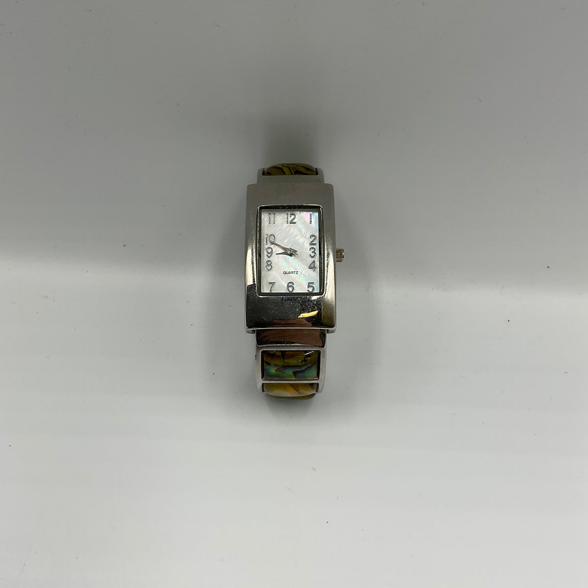Vintage Japan Movement Watch Base Metal Bezel Women Tone Quartz Watch Spring Clasp Band