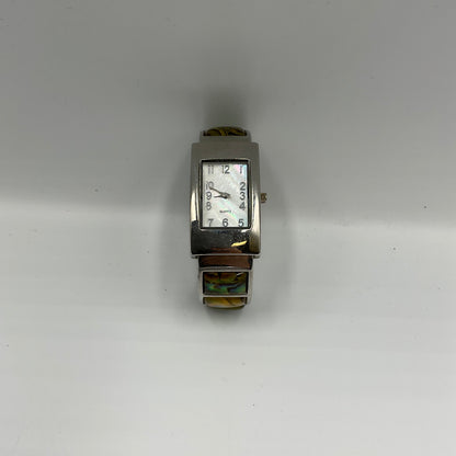 Vintage Japan Movement Watch Base Metal Bezel Women Tone Quartz Watch Spring Clasp Band