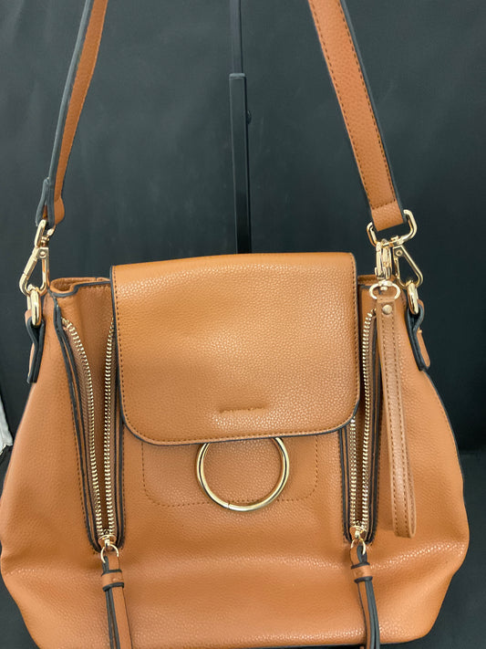 Be Cool Brown Leather Purse Shoulder Bag Handbag