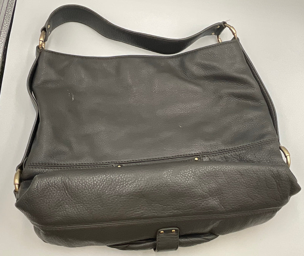 Michael Kors Beverly Black Pebbled Leather Hobo Handbag