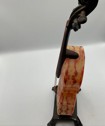 Vintage Murano-style Art Glass Violin Table Lamp