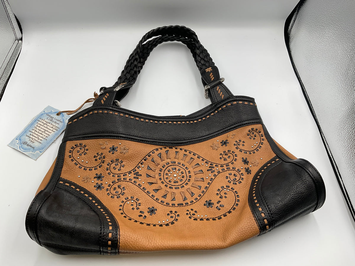 Brighton Montana Montreal Shoulder Bag Pebbled Leather Hobo Bag