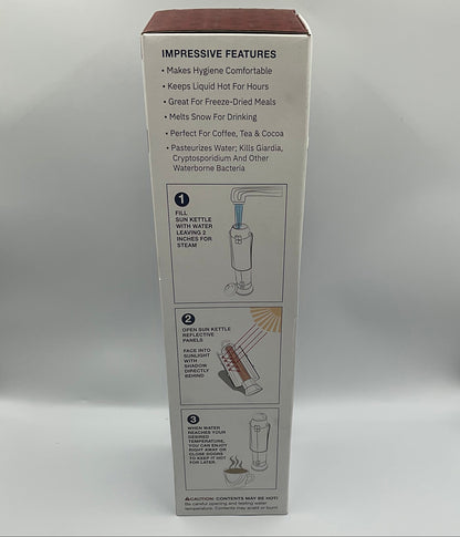 4Patriots Sun Kettle Emergency Solar Water Heater Boiler