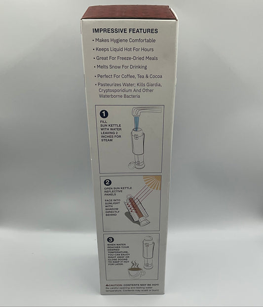 4Patriots Sun Kettle Emergency Solar Water Heater Boiler