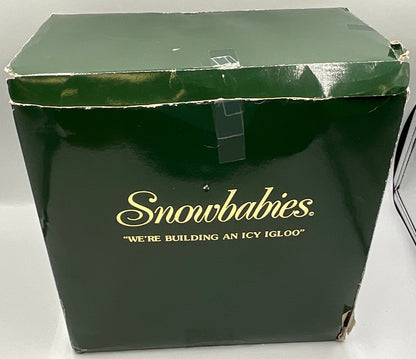 Department 56 Snowbabies We’re Building An Icy Igloo Lighted figurine w/ Box