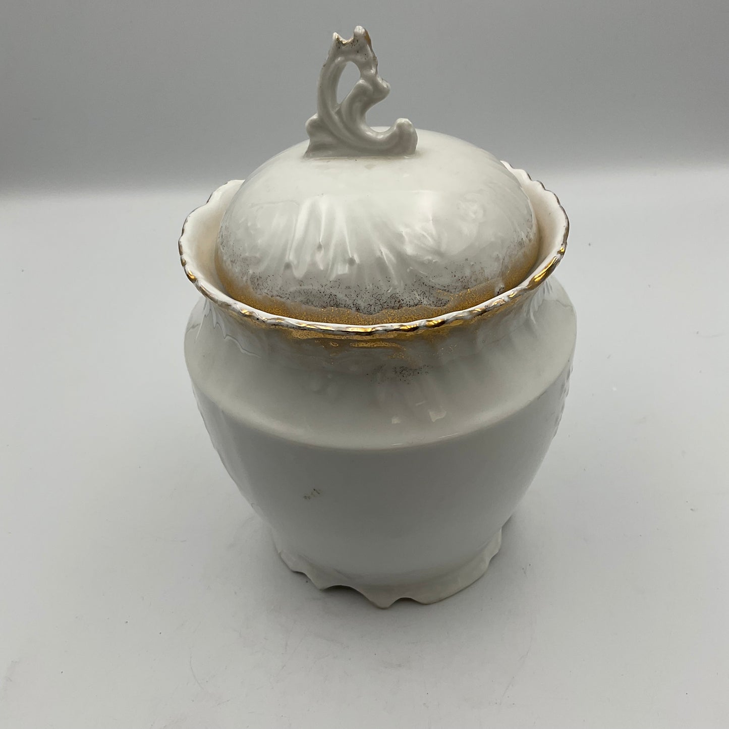 Bavaria Germany Porcelain Vase with Lid