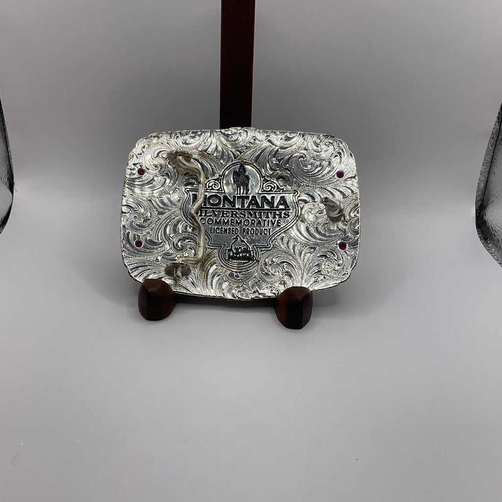 Wrangler Belt Buckle NFR 60th Anniversary Montana Silversmith Las Vegas