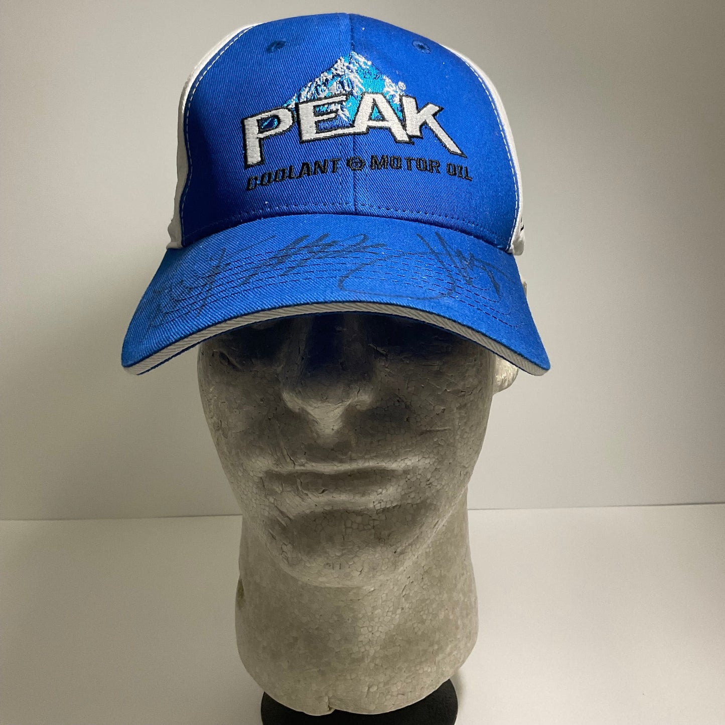 Peak Coolant And Motor Oil Signed John Force Racing Hat