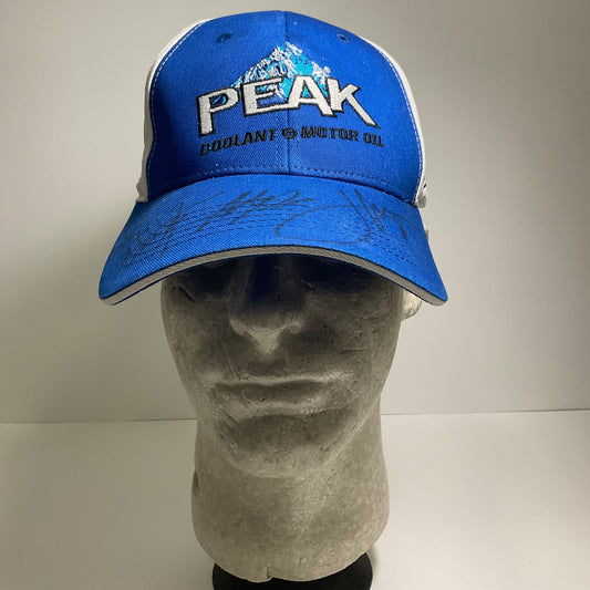 Peak Coolant And Motor Oil Signed John Force Racing Hat