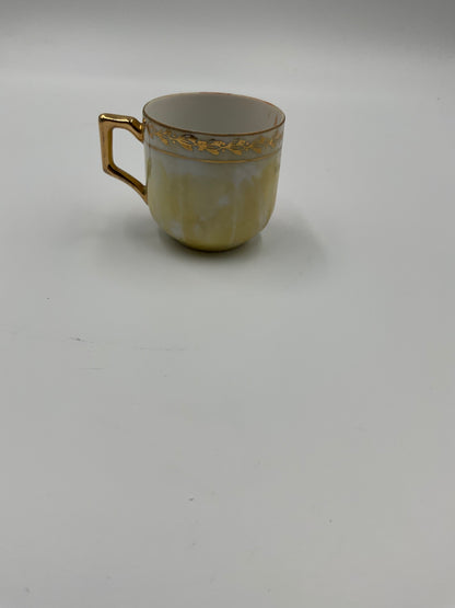 Vintage Rudolf Wächter Porcelain 2 Sugar Bowls and Tea Cups