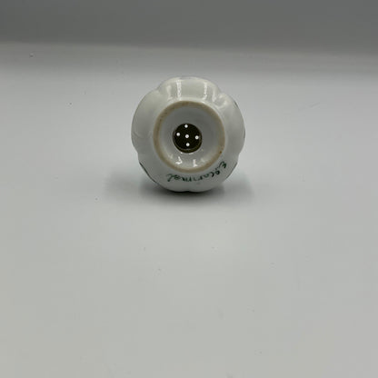 White Floral Porcelain Shakers