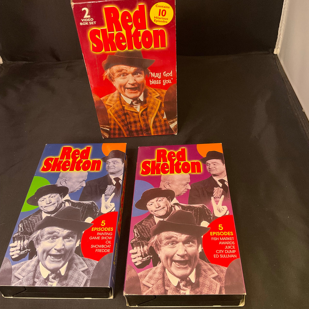 Red Skelton 2 Video Box Set VHS Tapes