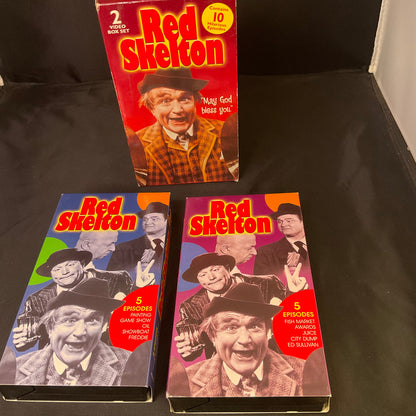 Red Skelton 2 Video Box Set VHS Tapes