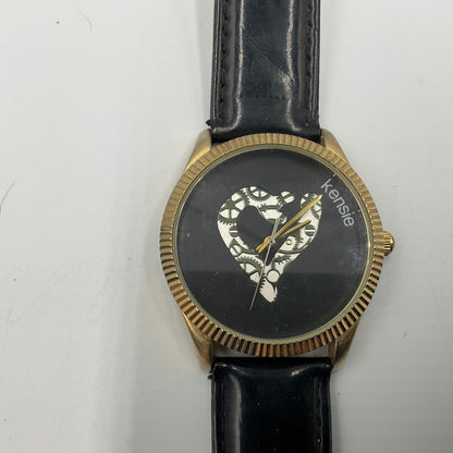 Kensie Heart/Gear Design Face Watch