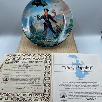 The Edwin M.Knowles China Co.Mary Poppins Collector’s Plate