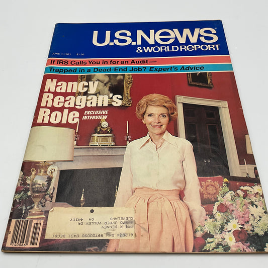 US News & World Report Nancy Reagan's Role June 1, 1981