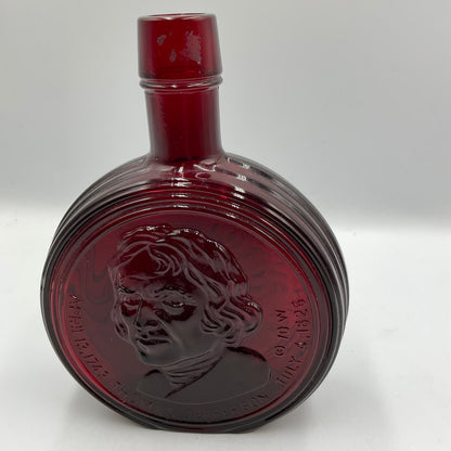 Vintage Wheaton Ruby Red Glass Bottle
