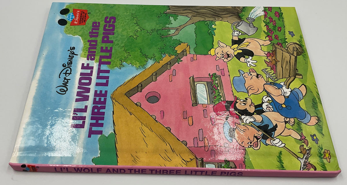 Li’l Wolf and the three little pigs children Disney’s book