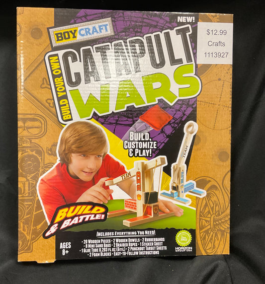Catapult Wars Boy Craft Toy Build Your Own Build & Battle New in Box