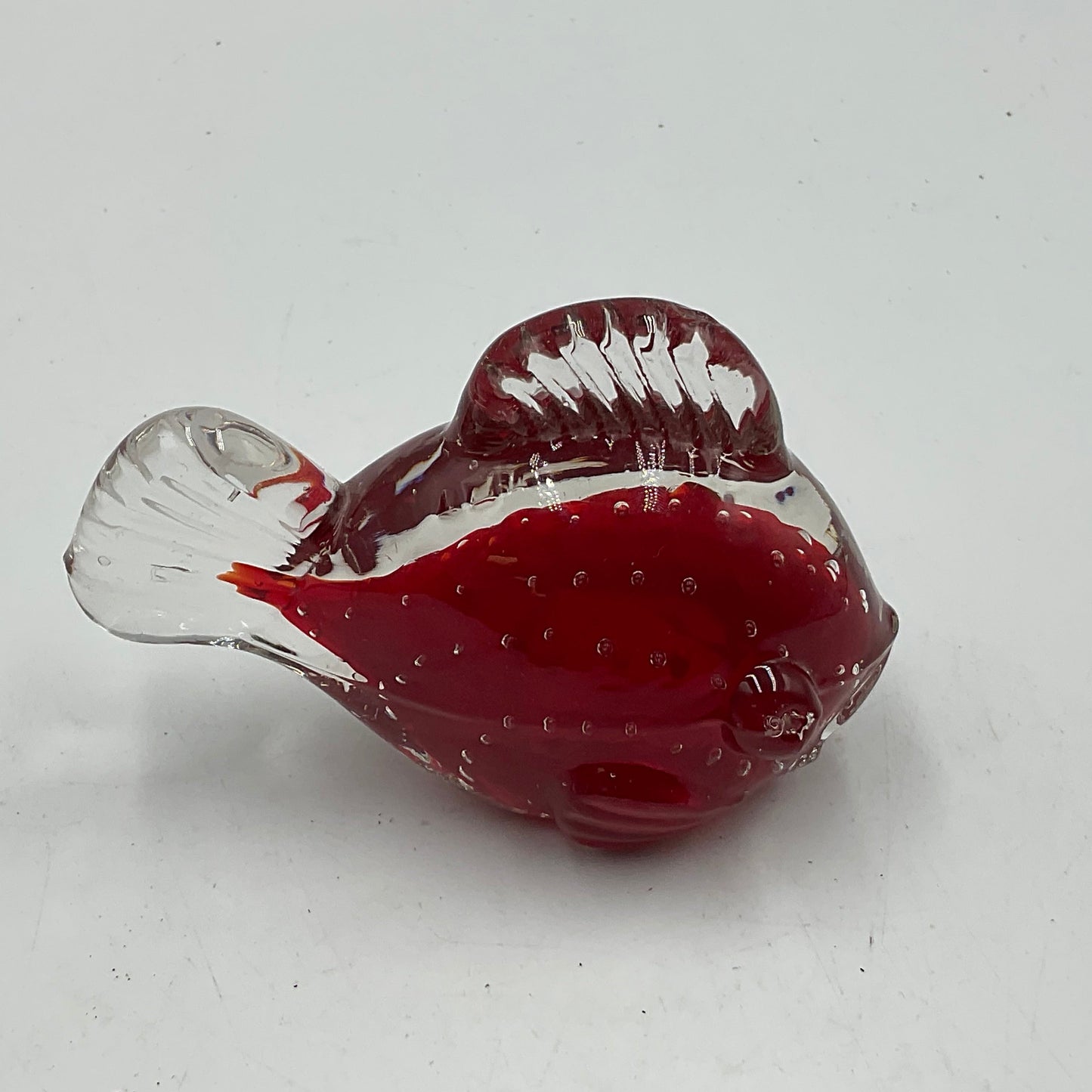 Vintage Murano-Style Glass Fish Figurine
