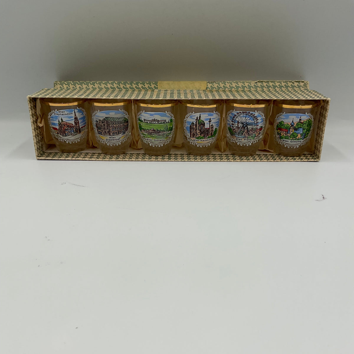 Vintage German Glass Shot Glasses