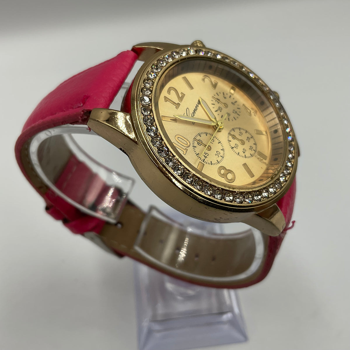 Geneva Gold-tone Women’s Chronograph Wristwatch