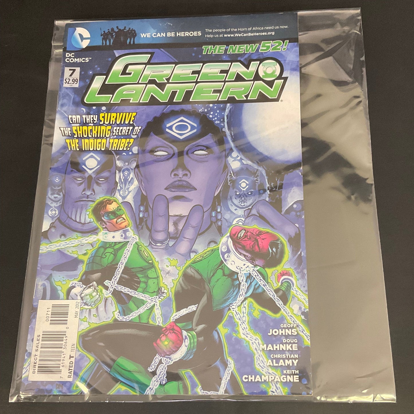 Green Lantern The New 52 #7 Vintage May 2011 DC Comic Book